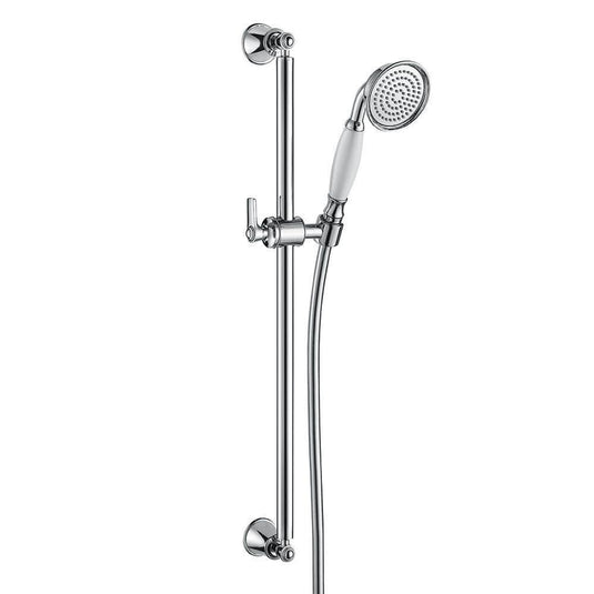 Flova Liberty Slide Rail Kit with Single Function Handset - Chrome LISFSS - Envy Bathrooms Ltd
