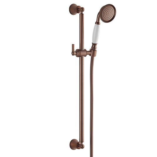 Flova Liberty Slide Rail Kit with Single Function Handset - Oil Rubbed Bronze LISFSS-ORB - Envy Bathrooms Ltd