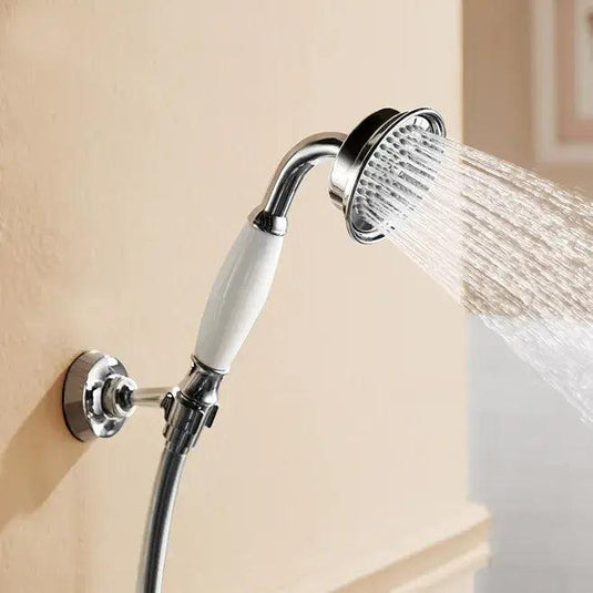 Flova Liberty Wall Bracket Hand Shower Holder with Swivel Joint - Chrome FVKI117 - Envy Bathrooms Ltd