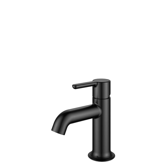 Flova Moonlight 145mm Single Lever Basin Mixer Tap – Matt Black - MB-MLSBAS - Envy Bathrooms Ltd
