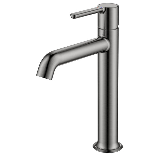 Flova Moonlight 250mm Single Lever Basin Mixer Tap – Gun Metal - GM-MLTBAS - Envy Bathrooms Ltd