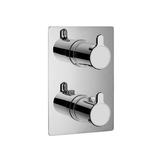 Flova Moonlight Square SmartBOX Finishing Set – Diamond Chrome - ML-TRIM/SQ - Envy Bathrooms Ltd