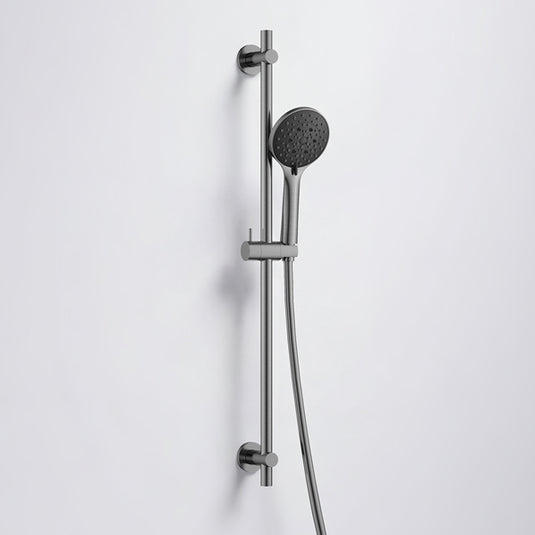 Flova Round Slide Rail 5-Function Handshower Gun Metal | GM-LVSR-RO - Envy Bathrooms Ltd