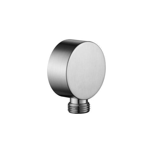 Flova Round Wall Outlet Elbow – Brushed Nickel - BN-KIA120 - Envy Bathrooms Ltd
