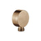 Flova Round Wall Outlet Elbow | Brushed Bronze | BRO-KIA120