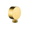 Flova Round Wall Outlet Elbow | Brushed Gold | BG-KIA120
