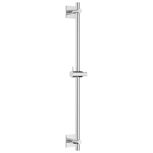 Flova Slide Rail – Square Plate – Diamond Chrome - LVSS-SQ - Envy Bathrooms Ltd