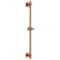 Flova Slide Rail – Square Plate | Brushed Bronze | BRO-LVSS-SQ