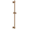 Flova Slide Rail With Integral Wall Outlet – Round Plate | Brushed Bronze | BRO-LVSSWO