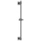 Flova Slide Rail With Integral Wall Outlet – Square Plate | Gun Metal | GM-LVSSWO-SQ