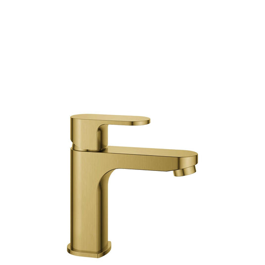 Flova Smart 165mm Single Lever Basin Mixer Tap – Brushed Brass - BRB-SMBAS - Envy Bathrooms Ltd