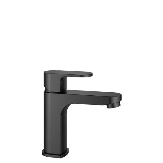 Flova Smart 165mm Single Lever Basin Mixer Tap – Matt Black - MB-SMBAS - Envy Bathrooms Ltd