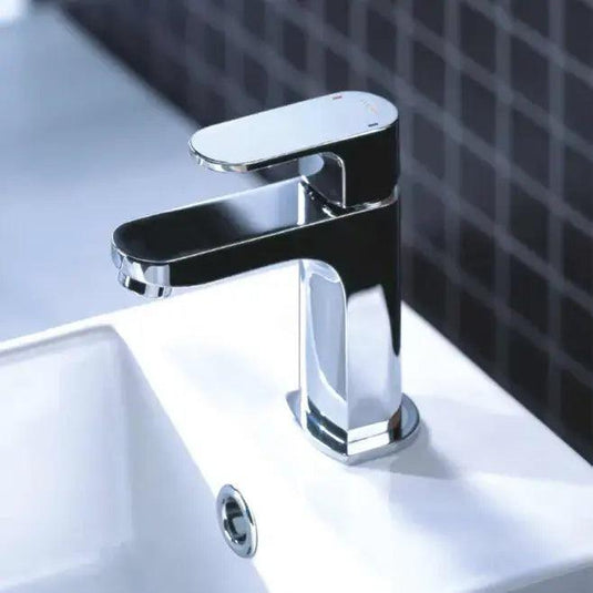 Flova Smart Cloakroom Basin Mixer Tap with Clicker Waste SMSBAS - Envy Bathrooms Ltd