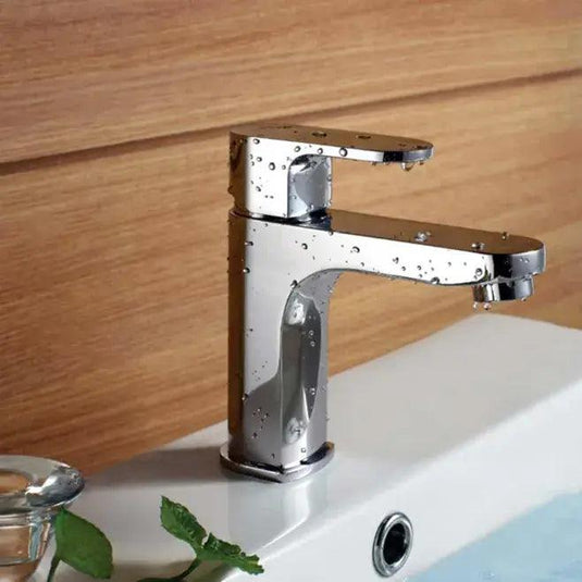 Flova Smart Mono Basin Mixer Tap with Clicker Waste SMBAS - Envy Bathrooms Ltd