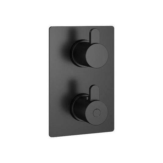 Flova SMART Square SmartBOX Finishing Set – Matt Black - MB-ES-TRIM - Envy Bathrooms Ltd