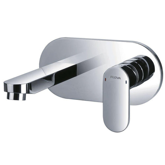 Flova Smart Wall Mounted Concealed Basin Mixer Tap with Clicker Waste SM2HBAS - Envy Bathrooms Ltd
