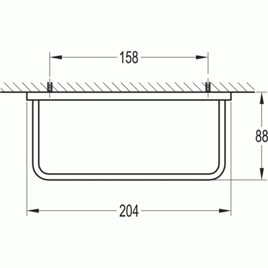 Flova Sofija Guest Towel Rail - 205mm - Envy Bathrooms Ltd