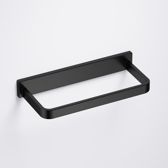 Flova Sofija Guest Towel Ring Matt Black | MB-SO8915A - Envy Bathrooms Ltd