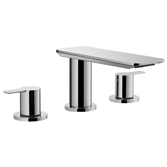 Flova Spring 3 Hole Deck Mounted Bath Mixer Tap SR3HBF - Envy Bathrooms Ltd