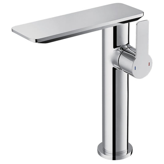 Flova Spring Tall Mono Basin Mixer Tap with Clicker Waste SRTBAS - Envy Bathrooms Ltd