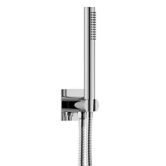 Flova Square Pencil HandShower Kit – Diamond Chrome - ANHSS-SQ - Envy Bathrooms Ltd