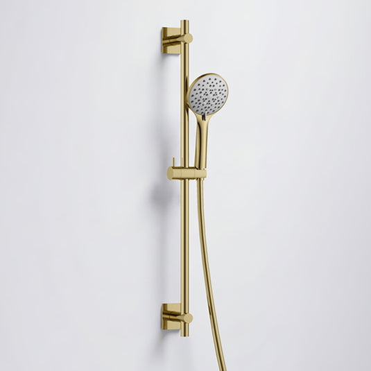 Flova Square Slide Rail Kit Brushed Brass | BRB-LVSR-SQ - Envy Bathrooms Ltd