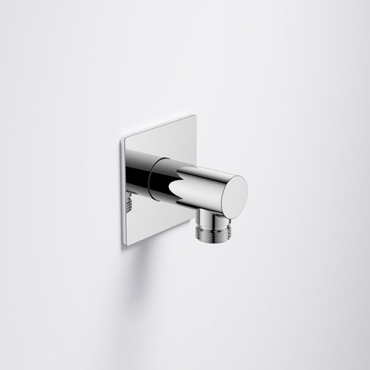 Flova Square Wall Outlet Elbow Diamond Chrome | KI8810 - Envy Bathrooms Ltd