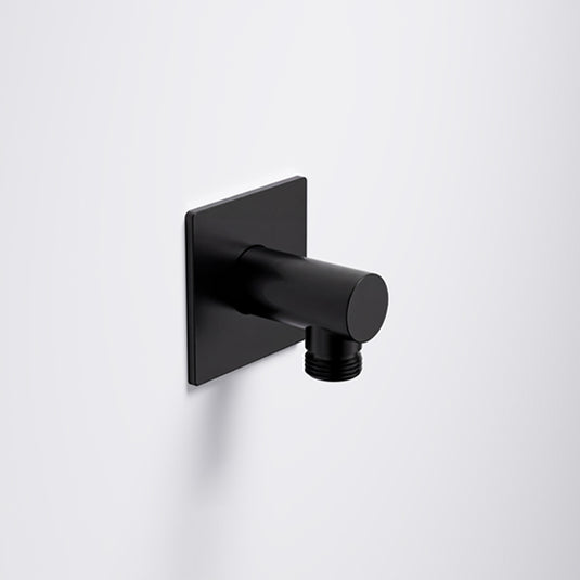 Flova Square Wall Outlet Elbow Matt Black | MB-KI8810 - Envy Bathrooms Ltd