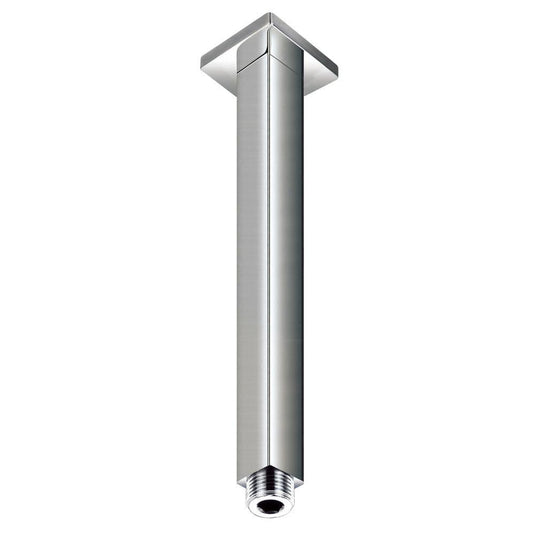 Flova STR8 360mm Ceiling Mounted Brass Shower Arm KI010B - Envy Bathrooms Ltd