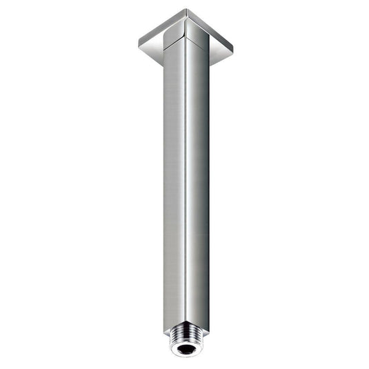 Flova STR8 360mm Ceiling Mounted Brass Shower Arm KI010B - Envy Bathrooms Ltd