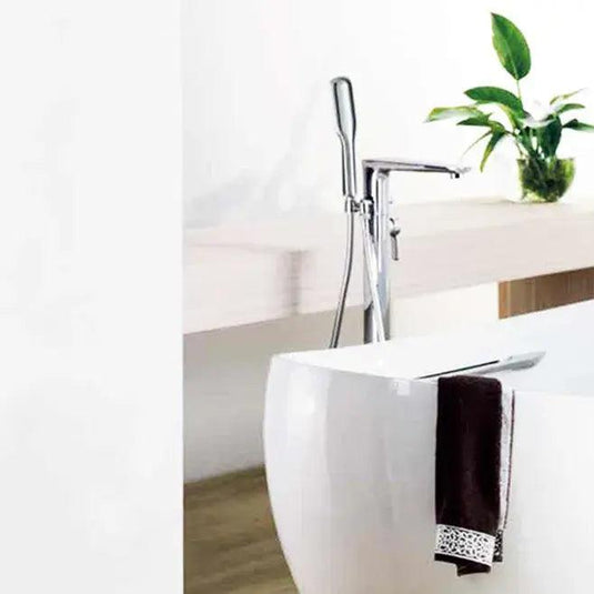 Flova Urban Floorstanding Bath Shower Mixer Tap with Handset Kit URFMBSM - Envy Bathrooms Ltd