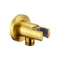Flova Wall Outlet Elbow With Handset Holder | Brushed Gold | BG-KI120A