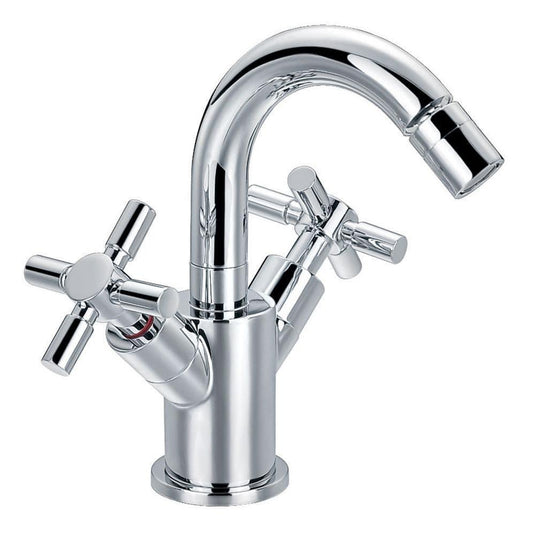 Flova XL Mono Bidet Mixer Tap with Clicker Waste XLBID - Envy Bathrooms Ltd