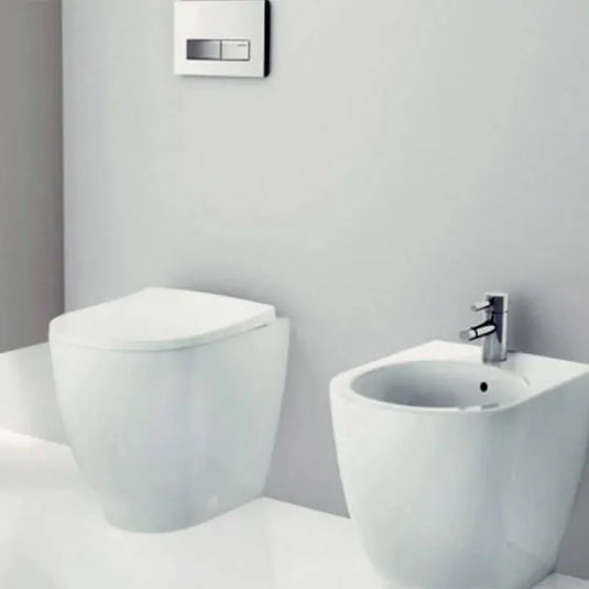 Geberit Acanto Rimless Shrouded Back To Wall Pan Floorstanding | 500.602.01.2