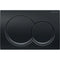 Geberit Alpha01 Round Dual Flush Plate Black Chrome | 115.035.QC.1