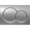 Geberit Alpha01 Round Dual Flush Plate Chrome | 115.035.21.1