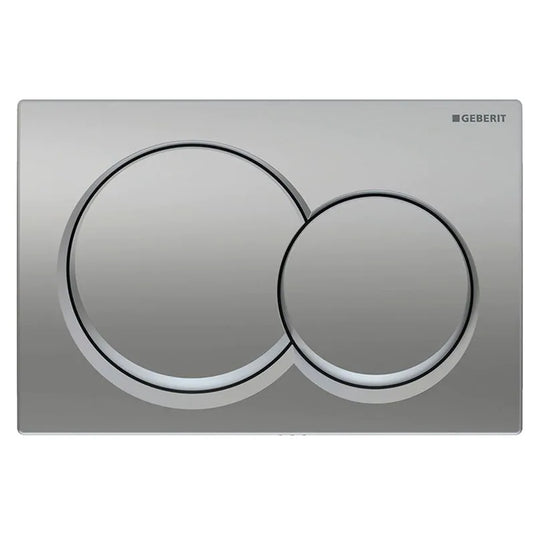 Geberit Alpha01 Round Dual Flush Plate Matt Chrome | 115.035.46.1