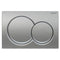 Geberit Alpha01 Round Dual Flush Plate Matt Chrome | 115.035.46.1