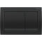 Geberit Alpha01 Square Dual Flush Plate Black Chrome | 115.055.QC.1
