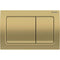 Geberit Alpha01 Square Dual Flush Plate Brass | 115.055.QE.1