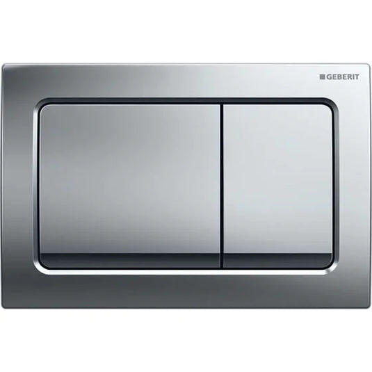Geberit Alpha01 Square Dual Flush Plate Chrome | 115.055.21.1