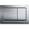 Geberit Alpha01 Square Dual Flush Plate Chrome | 115.055.21.1