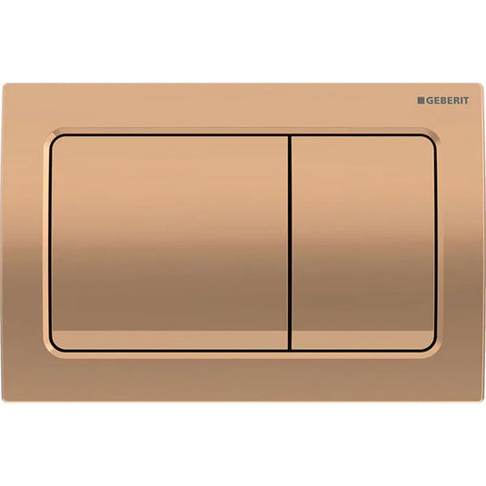 Geberit Alpha01 Square Dual Flush Plate Red Gold | 115.055.QA.1