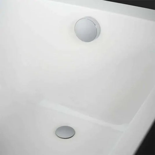 Geberit Bath Pop-Up Waste with Turn Handle & Inlet Ready-To-Fit Set 260mm | 150.712.21.6