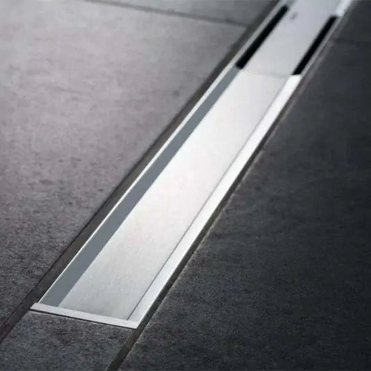 Geberit CleanLine20 Shower Channel 130cm Polished/Brushed Metal | 154.451.KS.1