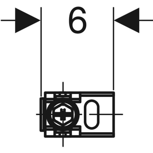 Geberit Duofix Wall Anchoring for Corner Installation | 111.835.00.1 - Envy Bathrooms Ltd