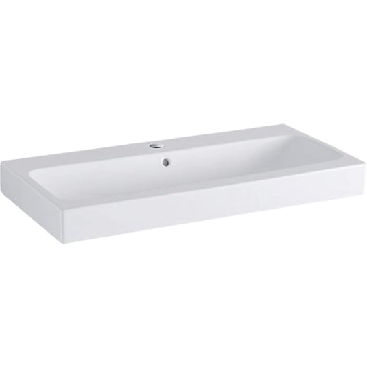 Geberit iCon 900mm Countertop Basin 1 Tap Hole White | 124090000
