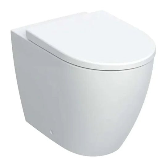 Geberit iCon Rimless Back to Wall Pan with Seat Shrouded | 502.383.JT.1