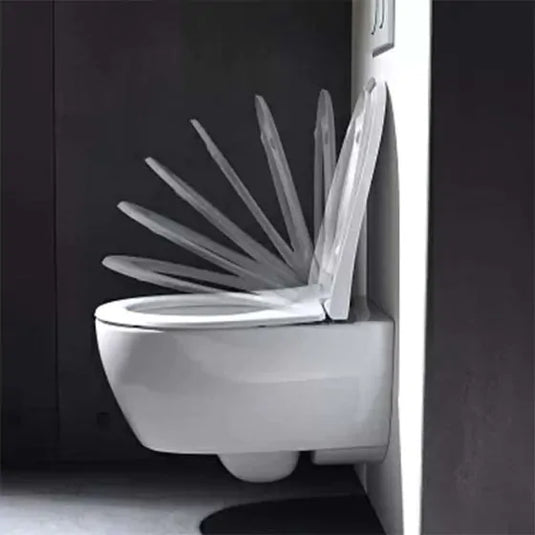 Geberit iCon Slim Soft Close Toilet Seat with Quick Release Hinges | 500.835.01.1