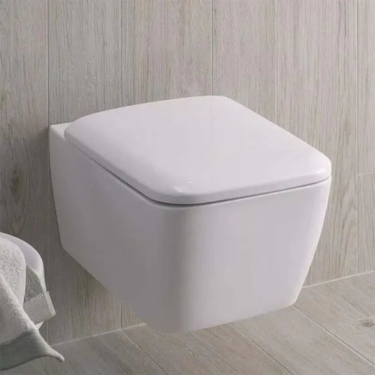Geberit iCon Square Rimless Shrouded Wall Hung Pan | 201950000